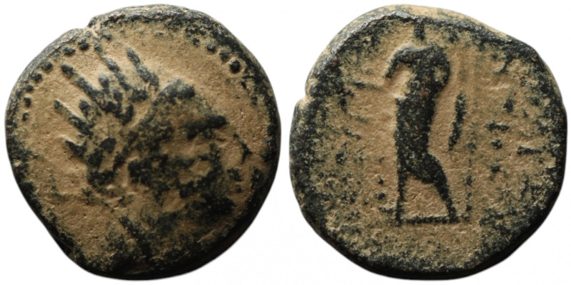 SELEUKID KINGS. Antiochos IV Epiphanes (175-164 BC). Antioch on the Kallirhoe
AE...