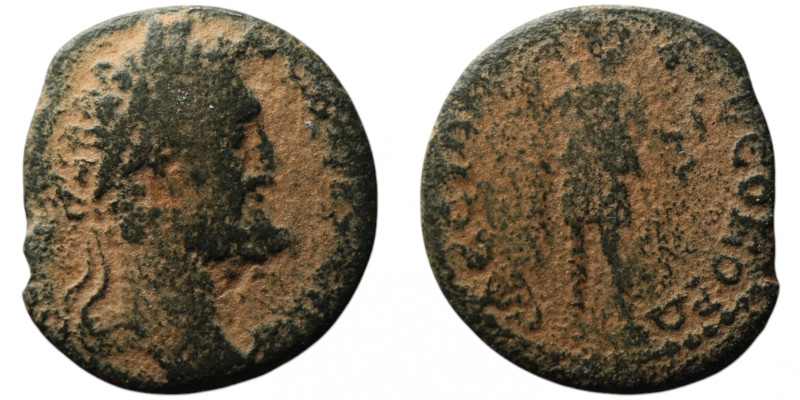 IONIA. Ephesus. Septimius Severus (AD 193-211)
AE Bronze (21mm, 3,27g)

Artifici...