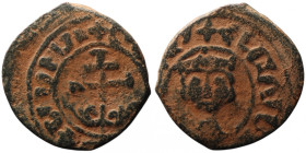 ARMENIA. Cilician Armenia. Hetoum II (AD 1289-1305). Sis Mint
AE Kardez (24mm, 4,41g)

Artificial sandpatina