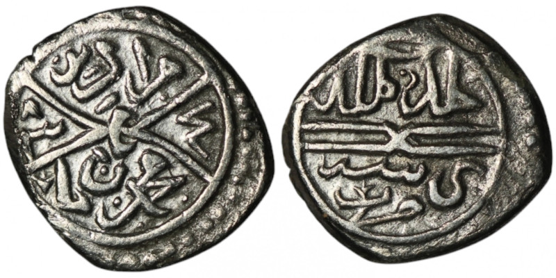 OTTOMAN EMPIRE. Murad II (824-848 AH / AD 1421-1444)
AR Akce (13mm, 1,03g)
