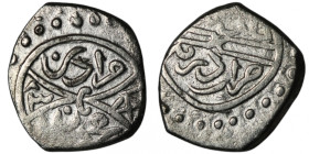 OTTOMAN EMPIRE. Murad II (824-848 AH / AD 1421-1444)
AR Akce (13mm, 1,11g)
