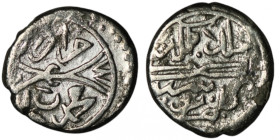 OTTOMAN EMPIRE. Murad II (824-848 AH / AD 1421-1444)
AR Akce (11mm, 1,11g)