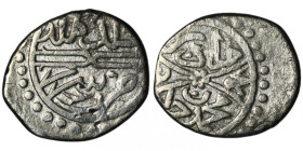 OTTOMAN EMPIRE. Murad II (824-848 AH / AD 1421-1444)
AR Akce (13mm, 0,91g)