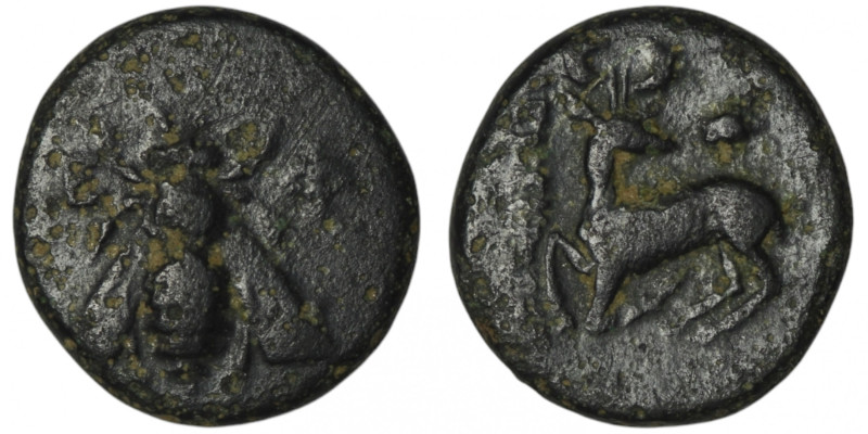 IONIA. Ephesos. (Circa 390-300 BC).
AE Bronze (15mm, 2,68g)