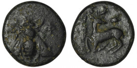 IONIA. Ephesos. (Circa 390-300 BC).
AE Bronze (15mm, 2,68g)