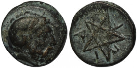 MYSIA. Pitane. (Circa 4th-3rd centuries BC).
AE Bronze (9mm, 0,77g)