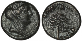 PHOENICIA. Tyre. Pseudo-autonomous. Time of Trajan (AD 98-117)
AE Bronze (16mm, 3,93g)