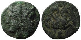 MYSIA. Lampsakos. (4th-3rd centuries BC)
AE Bronze (17mm, 2,50g)