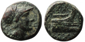 KINGS OF MACEDON. Demetrios I Poliorketes (306-283 BC). Salamis
AE Bronze (12mm, 2,10g)