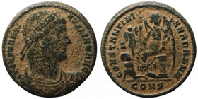 Constantine I 'the Great' (AD 307/10-337). Constantinople
AE Follis (19mm, 2,36g)

Artificial sandpatina