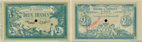 Country : ALGERIA 
Face Value : 2 Francs Annulé 
Date : 10 novembre 1915 
Period/Province/Bank : Nécessités, Chambres de Commerce 
French City : Oran ...