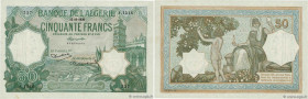Country : ALGERIA 
Face Value : 50 Francs 
Date : 12 octobre 1936 
Period/Province/Bank : Banque de l'Algérie 
Catalogue reference : P.80a 
Alphabet -...