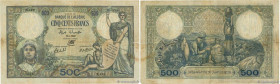 Country : ALGERIA 
Face Value : 500 Francs 
Date : 31 janvier 1942 
Period/Province/Bank : Banque de l'Algérie 
Catalogue reference : P.82 
Additional...