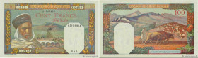 Country : ALGERIA 
Face Value : 100 Francs 
Date : 23 mai 1945 
Period/Province/Bank : Banque de l'Algérie 
Catalogue reference : P.85 
Alphabet - sig...