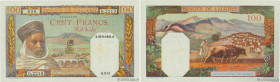 Country : ALGERIA 
Face Value : 100 Francs 
Date : 20 juin 1945 
Period/Province/Bank : Banque de l'Algérie 
Catalogue reference : P.85 
Additional re...