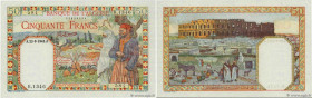 Country : ALGERIA 
Face Value : 50 Francs 
Date : 23 septembre 1942 
Period/Province/Bank : Banque de l'Algérie 
Catalogue reference : P.87 
Additiona...