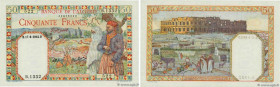 Country : ALGERIA 
Face Value : 50 Francs 
Date : 17 septembre 1942 
Period/Province/Bank : Banque de l'Algérie 
Catalogue reference : P.87 
Additiona...
