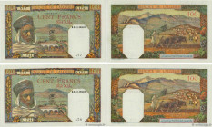 Country : ALGERIA 
Face Value : 100 Francs Consécutifs 
Date : 02 novembre 1942 
Period/Province/Bank : Banque d'Algérie 
Catalogue reference : P.88 
...