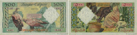 Country : ALGERIA 
Face Value : 500 Francs 
Date : 19 février 1958 
Period/Province/Bank : Banque de l'Algérie 
Catalogue reference : P.117 
Alphabet ...