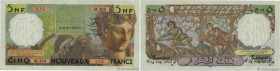 Country : ALGERIA 
Face Value : 5 Nouveaux Francs 
Date : 18 décembre 1959 
Period/Province/Bank : Banque de l'Algérie 
Catalogue reference : P.118a 
...