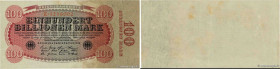 Country : GERMANY 
Face Value : 100 Billions Mark 
Date : 26 octobre 1923 
Period/Province/Bank : Reichsbanknote 
Catalogue reference : P.128 
Additio...