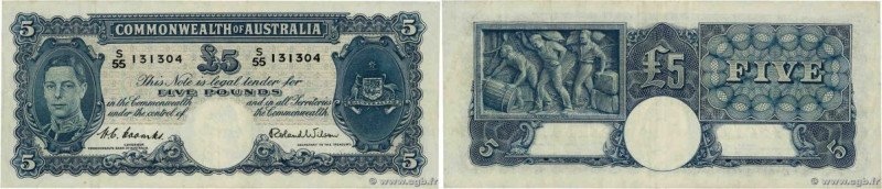 Country : AUSTRALIA 
Face Value : 5 Pounds 
Date : (1952) 
Period/Province/Bank ...