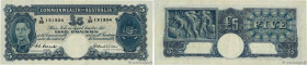 Country : AUSTRALIA 
Face Value : 5 Pounds 
Date : (1952) 
Period/Province/Bank : Commonwealth Bank of Australia 
Catalogue reference : P.27d 
Alphabe...