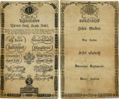 Country : AUSTRIA 
Face Value : 10 Gulden 
Date : 01 juin 1806 
Period/Province/Bank : Wiener Stadt Banco Zettel 
Catalogue reference : P.A039a 
Alpha...