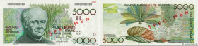 Country : BELGIUM 
Face Value : 5000 Francs Spécimen 
Date : (1982) 
Period/Province/Bank : Banque Nationale de Belgique 
Catalogue reference : P.145s...
