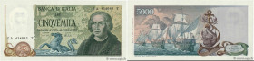 Country : ITALY 
Face Value : 5000 Lire 
Date : 11 avril 1973 
Period/Province/Bank : Banca d'Italia 
Catalogue reference : P.102b 
Additional referen...