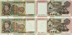Country : ITALY 
Face Value : 5000 Lire Lot 
Date : 09 mars 1979 
Period/Province/Bank : Banca d'Italia 
Catalogue reference : P.105a 
Alphabet - sign...