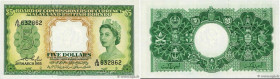 Country : MALAYA and BRITISH BORNEO 
Face Value : 5 Dollars 
Date : 21 mars 1953 
Period/Province/Bank : Board of Commissioners of Currency 
Catalogue...