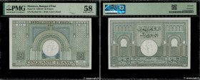 Country : MOROCCO 
Face Value : 50 Francs 
Date : 28 octobre 1947 
Period/Province/Bank : Banque d'État du Maroc 
Catalogue reference : P.21 
Addition...