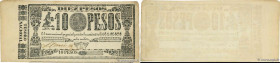 Country : PARAGUAY 
Face Value : 10 Pesos Non émis 
Date : (1865) 
Period/Province/Bank : Republica del Paraguay, El Tesoro Nacional 
Catalogue refere...