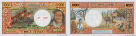 Country : POLYNESIA, FRENCH OVERSEAS TERRITORIES 
Face Value : 1000 Francs Spécimen 
Date : (2000) 
Period/Province/Bank : Institut d'Émission d'Outre...
