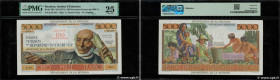 Country : REUNION ISLAND 
Face Value : 100 NF sur 5000 Francs Schoelcher 
Date : (1971) 
Period/Province/Bank : Institut d'Émission des Départements d...
