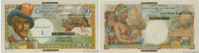 Country : SAINT PIERRE AND MIQUELON 
Face Value : 1 NF sur 50 Francs Belain d'Esnambuc 
Date : (1960) 
Period/Province/Bank : Caisse Centrale de la Fr...