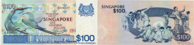 Country : SINGAPORE 
Face Value : 100 Dollars 
Date : (1977) 
Period/Province/Bank : Board of Commissioners of Currency 
Catalogue reference : P.14 
A...