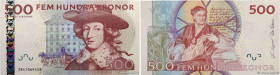 Country : SWEDEN 
Face Value : 500 Kronor 
Date : 2003 
Period/Province/Bank : Sveriges Riksbank 
Catalogue reference : P.66 
Alphabet - signatures - ...