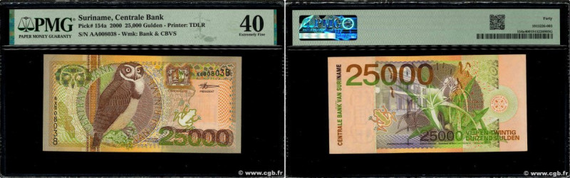Country : SURINAM 
Face Value : 25000 Gulden 
Date : 01 janvier 2000 
Period/Pro...