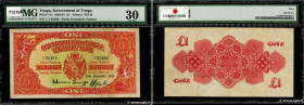 Country : TONGA 
Face Value : 1 Pound 
Date : 30 novembre 1959 
Period/Province/Bank : Government of Tonga. Treasury Note 
Catalogue reference : P.11d...