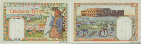Country : TUNISIA 
Face Value : 50 Francs 
Date : 20 septembre 1939 
Period/Province/Bank : Banque de l'Algérie 
Catalogue reference : P.12a 
Alphabet...