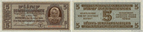 Country : UKRAINE 
Face Value : 5 Karbowanez 
Date : 10 mars 1942 
Period/Province/Bank : Ukrainian Central Bank 
Catalogue reference : P.51 
Alphabet...
