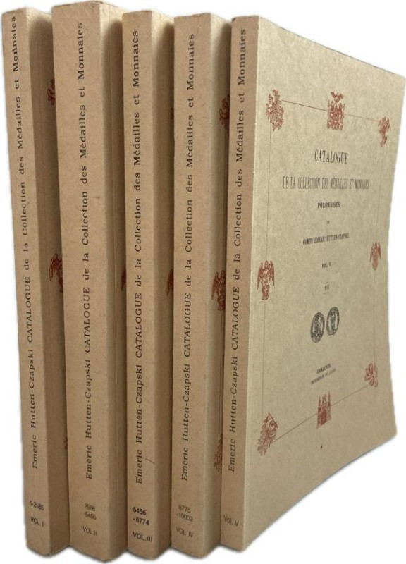 Hutten-Czapski, E.
 Catalogue de la Collection des Medailles et Monnaies Polona...