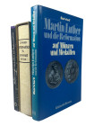 Schnell, H.
 Martin Luther und die Reformation auf Münzen und Medaillen. München 1983. 381 S. mit zahlreichen Abb. Dazu: Schlüter, M.: Münzen und Med...