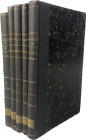 Bulletin Mensuel de Numismatique et d'Archeologie
 Band 1 - 5 aus den Jahren 1881 - 1886. Fast vollständige Reihe. Halbleinen, etwas bestoßen, in Ban...