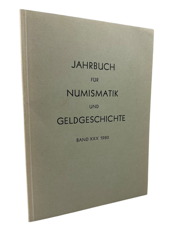 Jahrbuch für Numismatik und Geldgeschichte
 Band 30 von 1980. Enthält u. a.: Sz...