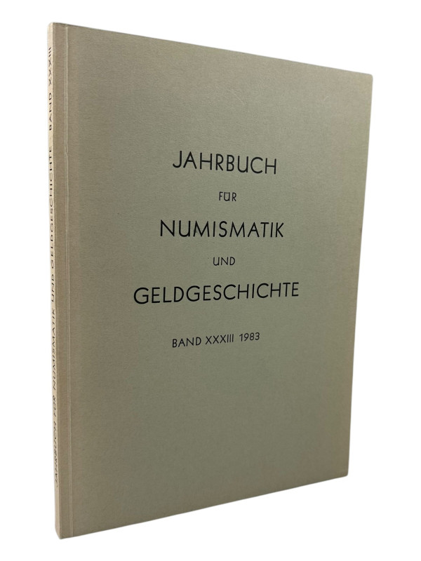 Jahrbuch für Numismatik und Geldgeschichte
 Band 33, 1983. Enthält u. a.: Manga...