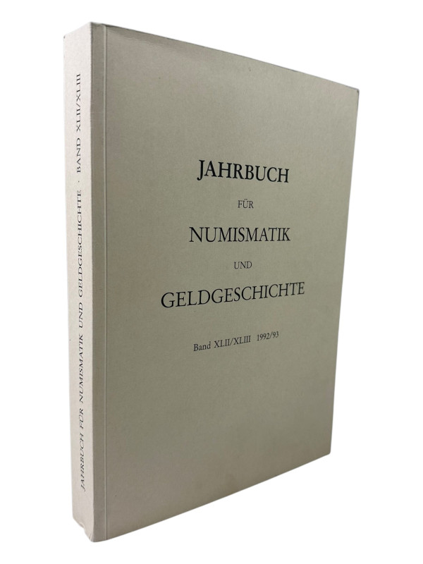 Jahrbuch für Numismatik und Geldgeschichte
 Band 42/43, 1992/1993. Enthält u. a...
