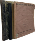 Numismatische Zeitung, Weißensee
 2. Jahrgang 1835. Nrn. 1 - 26. 208 Spalten, 8 Tfn.; 15. + 16. Jahrgang 1848/1849. Nrn. 1 - 26. 208 Spalten, 4 Tfn. ...